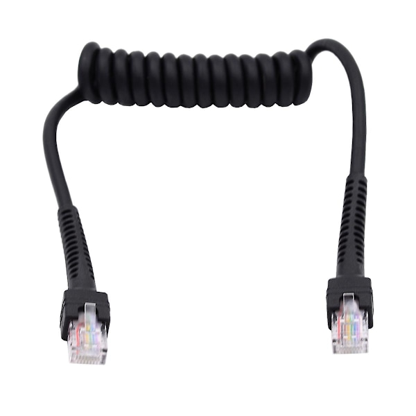 UT-019-1.0M RJ45 Hann til Cat6 Hann 8P8C UTP Strekkbar Spiral Kabel LAN Ethernet Nettverkskabel 100