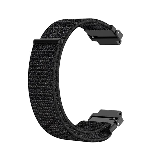 Garmin Forerunner 220/230/235/620/630/735XT ranneke nylon Musta