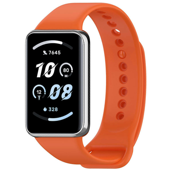 For Honor Band 9 Silikon Urrem Remskifte Håndledsrem Orange