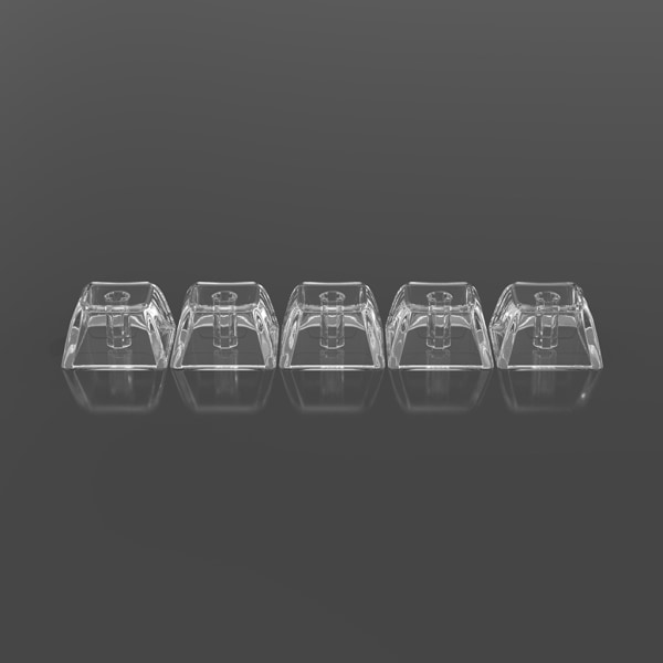 1U Transparent XDA Keycaps för Gamng Mekaniska Tangentbord 1U 1,4 mm Tjocklek Förbättra Dina Skrivupplevelser 8-1000PCS 110pcs 110pcs