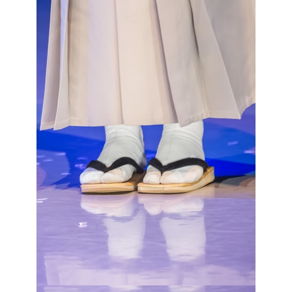 6 par unisex Tabi flip-flop strumpor Geta strumpor bomull split tå Tabi strumpor elastiska för kvinnor och män, flerfärgade,