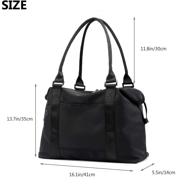 Reisebagasje Sport Gym Bag Reisebagasje Black