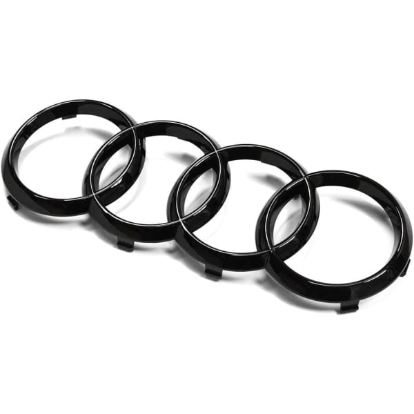273 mm Audi 82A071801 Grillplade, Ringe Black Edition Emblem Sort