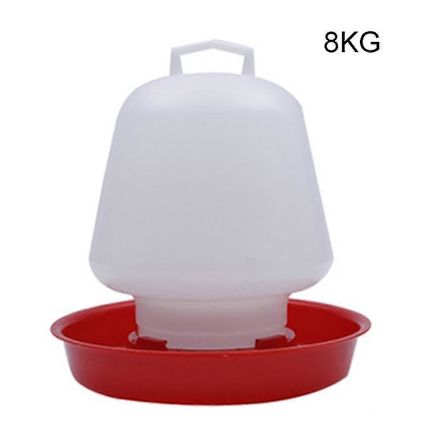 Kyckling Vattenautomat Hängande Plast Gravity Matad Fjäderfä Vattenbehållare för Tank 3KG