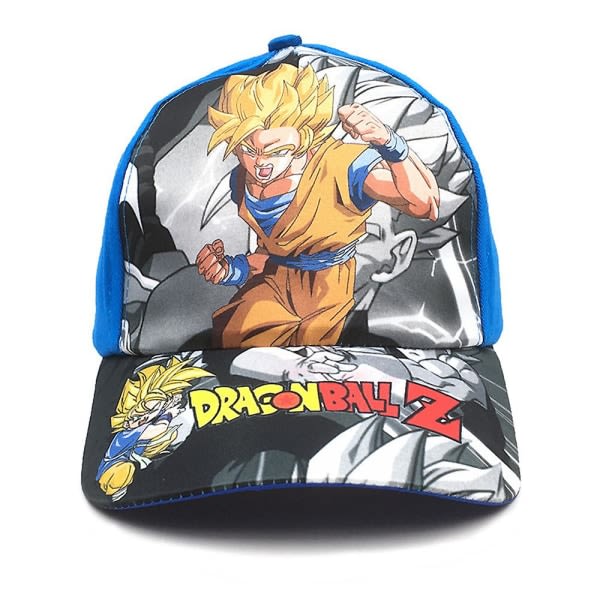 Anime Dragon Ball Print Cap Japansk Cartoon Trucker Hat Justerbar Solhatt För Barn Pojkar Flickor B B