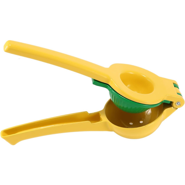 Citronpressar, 2-i-1 Premium Kvalitet Metall Citron Orange Lime Citrus Handpress Juicepress Manuell Citronpress Säker Snabbare och Effektiv Fruktjuicepressning