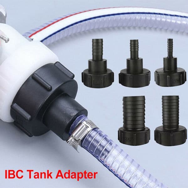 1/2 \" till 2 \" Vatten IBC Tank Adapter Trädgårdsslang Adapter Krananslutning C