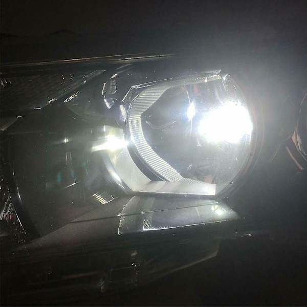 2X 9005 HB3 LED-strålkastarsats HB3 80W 8000LM Hög/Lågstråle 6000K Vit Glödlampa
