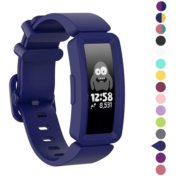 3 yhteensopivaa Fitbit Ace 2 -ranneketta black