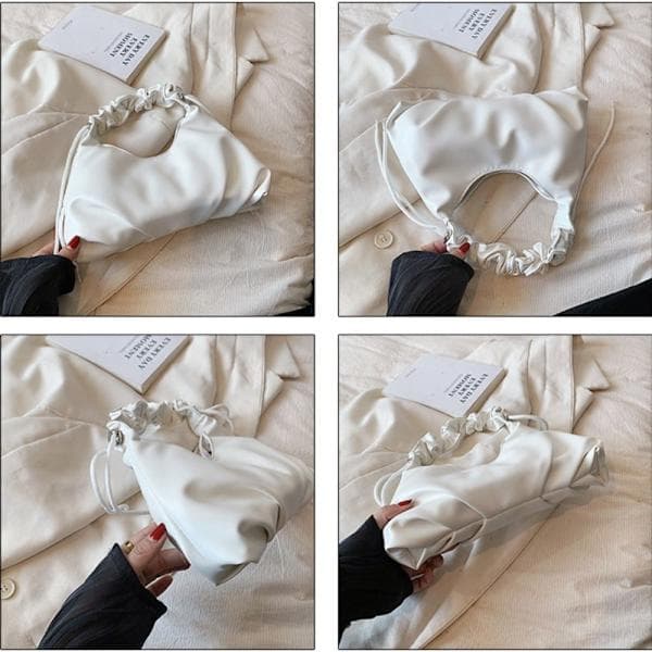 Tote Tasker Underarm Håndtaske HVID hvid white