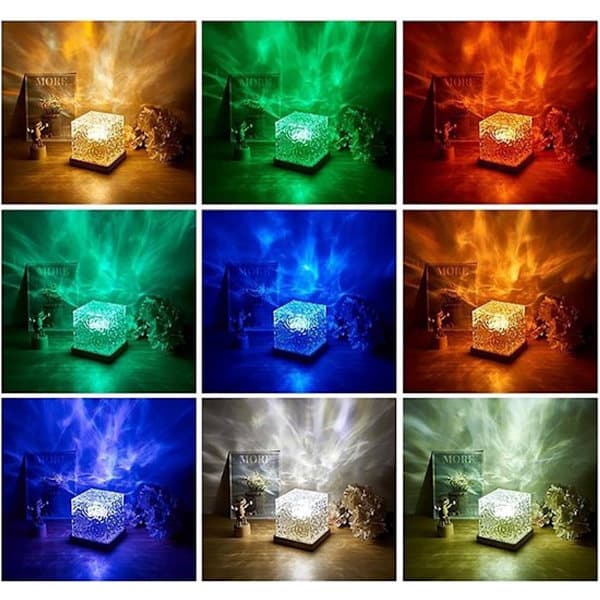 Aurora Projektor - Galakse Projektor - Terninglampe