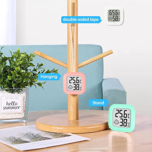 3-pak indendørs termometer, hygrometer digital