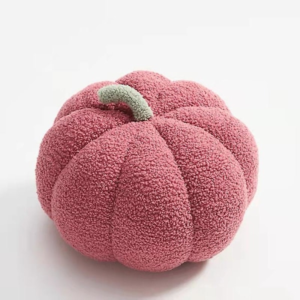 Pute med gresskar-design til høst og Thanksgiving - 3D gresskar-pute, pute til sofaen, hjemmedekorasjon til soverom, sofa og lenestol, 30 cm Color 1