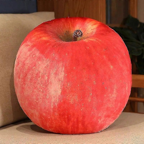 35-55 cm Eläväiset Hedelmäpehmolelut Simuloitu Omena Vesimeloni Mlemon Lychee Ango Mansikka Ananas Durian Täytetty Tyyny Apple   B 35-55cm