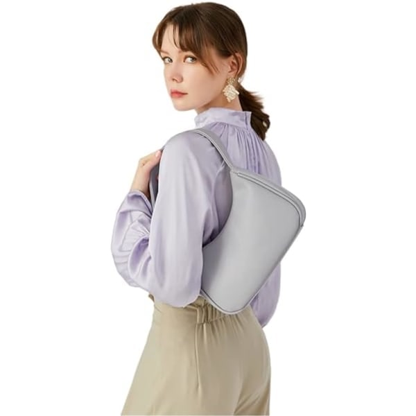 Naisten olkalaukut, käsilaukku Mini Clutch -laukku vetoketjulla gray