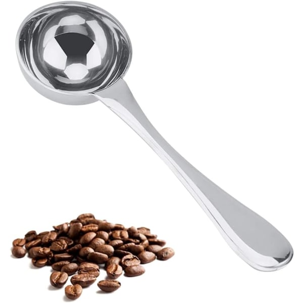 25 ML Kaffesked Socker Te Kaffe Krydda Måttskopa Långhandtagad Kaffemätskopa för Kaffe Löst Te Socker eller Mjöl