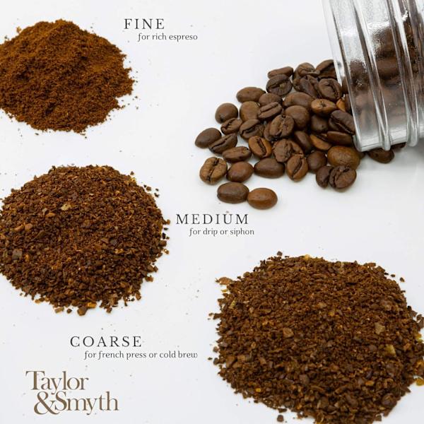 Manuell Kaffekvarn med Justerbar Grovlek, Keramisk Kvarn - Kaffebönkvarn - Bärbar Kaffekvarn - Kompakt Design för Hemmet, Kontoret