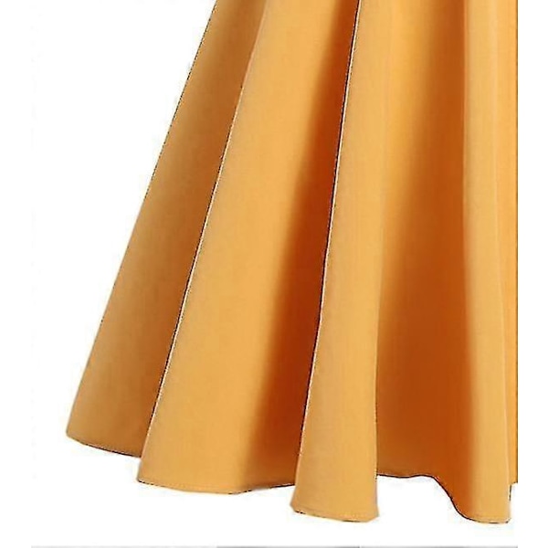 Kevät- ja kesäpuvut Hepburn-tyylinen eurooppalainen ja amerikkalainen suuri swing-puolipitkä retro-mekko naisten vaatteet M