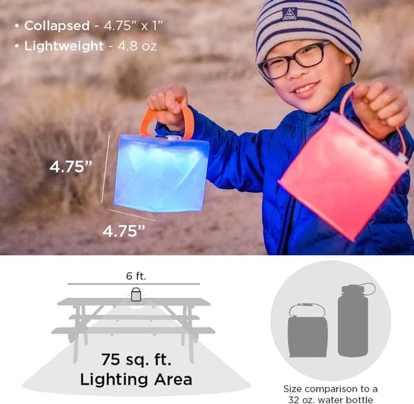 USB Solar Oppustelig Farveskiftende Vandtæt Lampe
