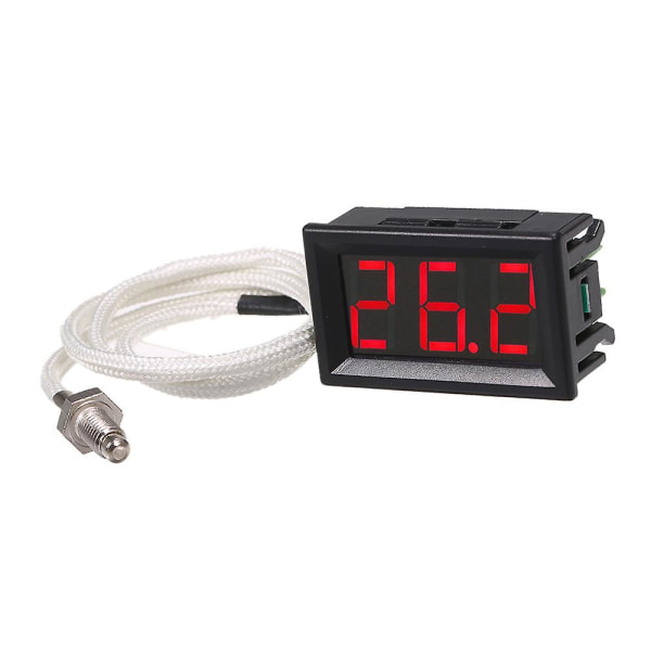 Xh-b310 Industrielt digitalt termometer 12v temperaturmåler K-type M6 termoelementtester -30~800 termograf høj nøjagtighed med led-display