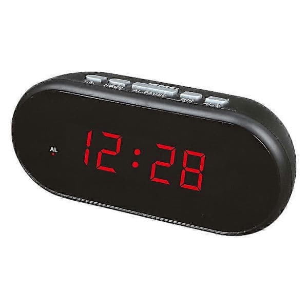 Radio Väckarklocka LED Digital Väggklocka Digital Klockradio Plast Väckarklocka Väckarklocka LED Digital Bordsklocka