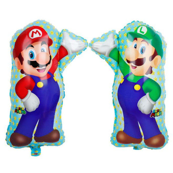 9-pakkaus Super Mario alumiinipallo FOIL-PALLON Lastenjuhlat