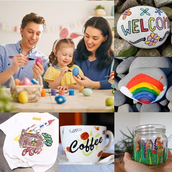 12 värin kynsien DIY-värillinen graffitikynä, korostuskynä