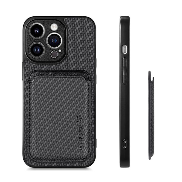 iPhone 16 Pro Max mobildeksel med magnetisk kortholder iPhone 16 Pro Max iPhone 16 Pro Max