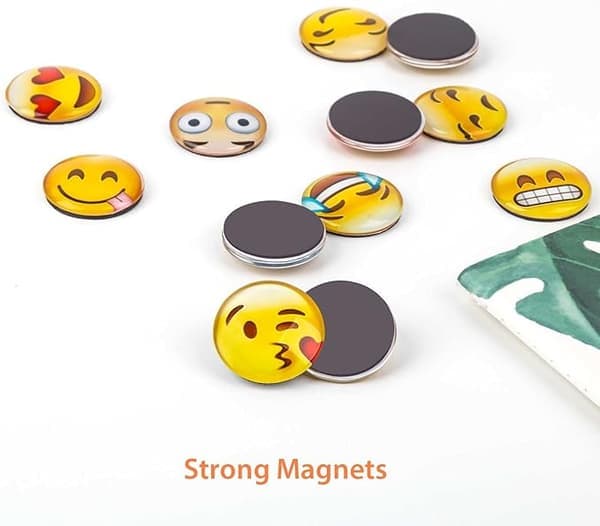 Emoji Magnet Kylskåpsmagnet Dekorativ Whiteboard Klassrumsskåp