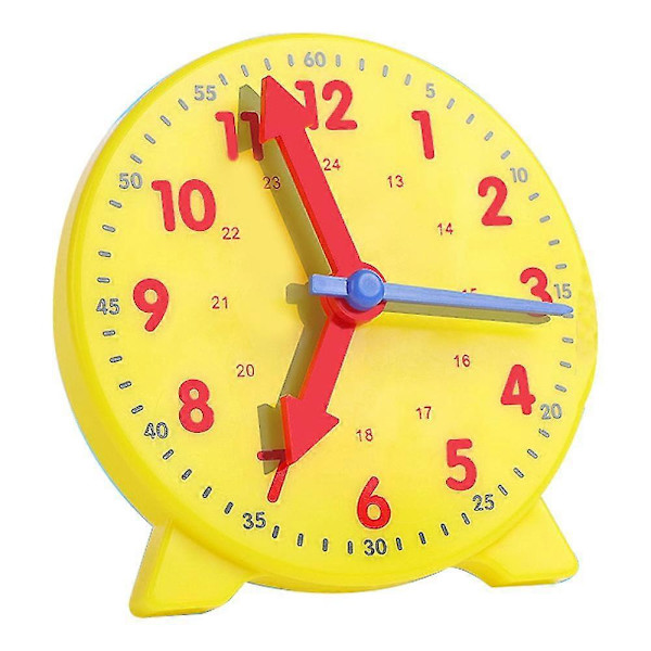 Sunrain Cm Wealth Learning Clock Kompatibel med Barn, Student Learning Clocks Lär Tid 12/24