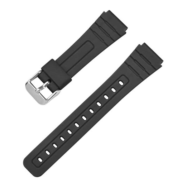 Klokkerem, 18 mm lug bredde - Svart