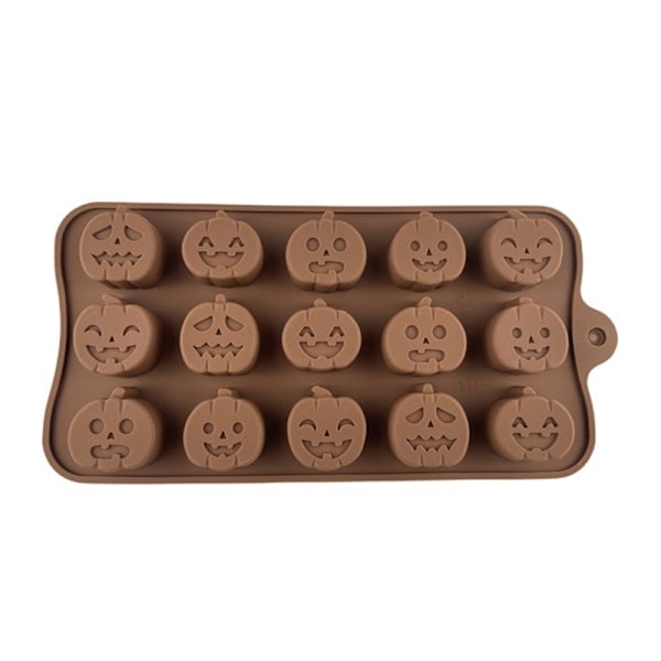 Halloween-aave ja kurpitsa silikonimuotteja DIY leivonnaisiin ja jälkiruokiin pumpkin