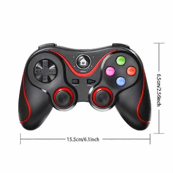 Spelkontroll för dator är lämplig för trådlös Bluetooth-kontroller red