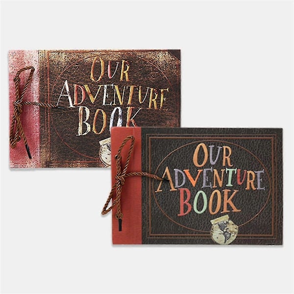 Fotoalbum med scrapbog, Vores eventyrbog scrapbog, Hardback rejse scrapbog til jubilæum, W