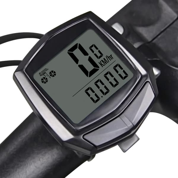 Cykel speedometer, cykel speedometer cykelcomputer med LCD-display nøjagtig speedometer