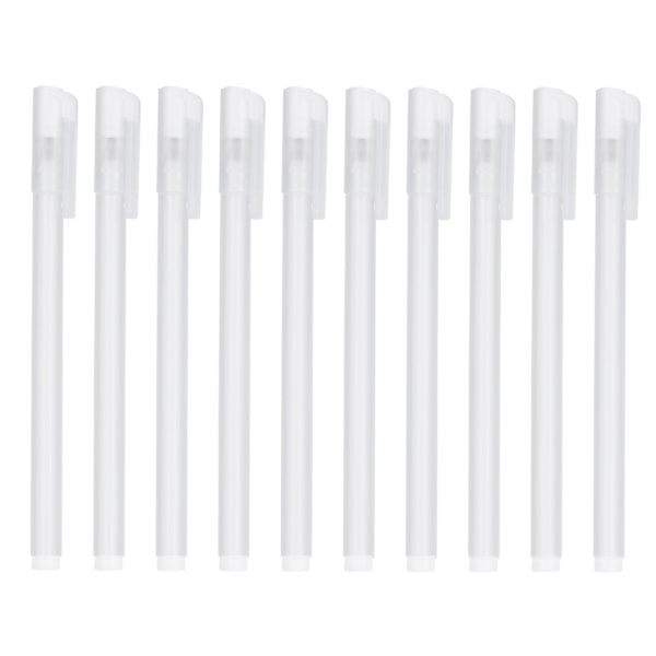 10 st vita markeringspennor DIY markeringspenna svart kartongpapper konstmaterial