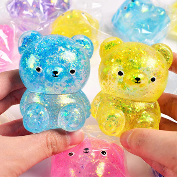 Kawaii Björnkramdjur Stressboll Kreativa Mjuka Kramdjur Långsam Återhämtning Leksaker för Barn Födelsedag Barnens Dag Presenter