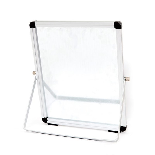 Liten Desktop Dry Erase Board Bärbar liten magnetisk dubbelsidig whiteboardtavla Att göra-lista Whit