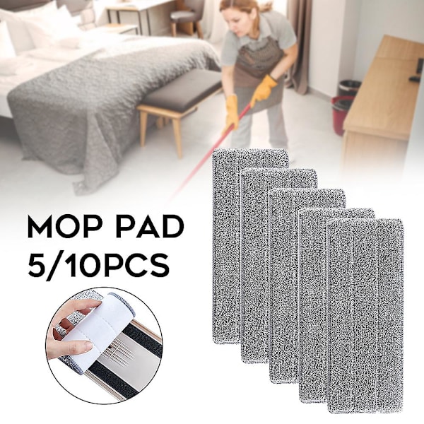 Mikrofiber Ersättningsmopphuvuden Tvättsbara Återanvändbara Rengöringspads för Hemmet