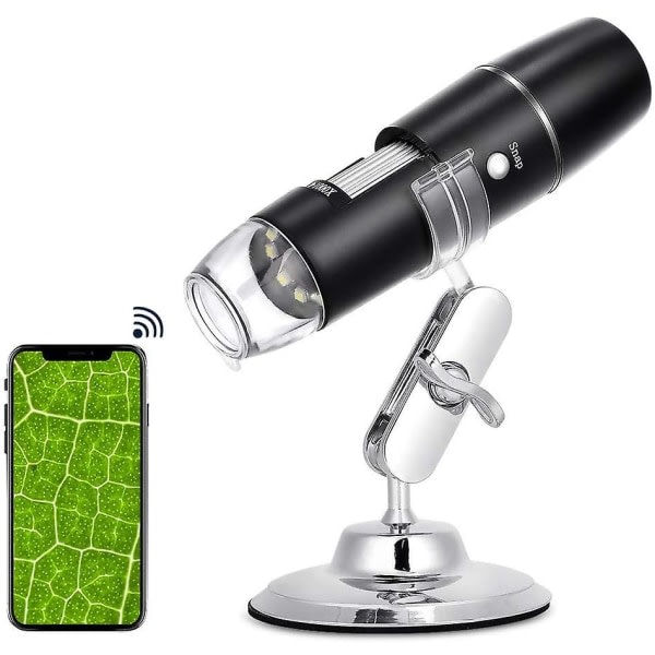 50x til 1000x digitalt mikroskop trådløst wifi USB mikroskop Mini bærbart endoskop inspektionskamera