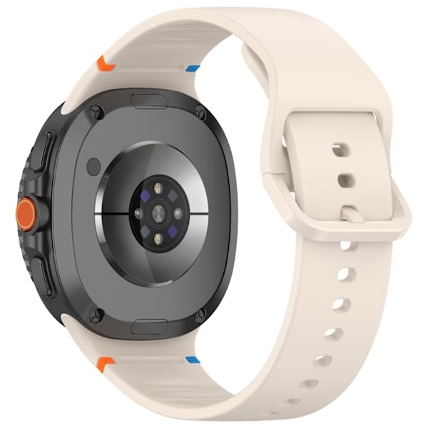 Silikonrem til Samsung Galaxy Watch 8 Beige Beige Beige