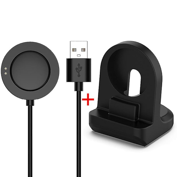 Xiaomi Watch2Pro S3 S2:n latauskaapeli ja silikoninen telakka Black