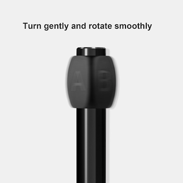 Fidget Spinner Pen Fidget Pen Spinner med ABCD Rotationshætte Hjælp Beslutningsfremstilling Anti Stress Angst Reducerende Kuglepenne Gadget Kreativ Stress Re Black