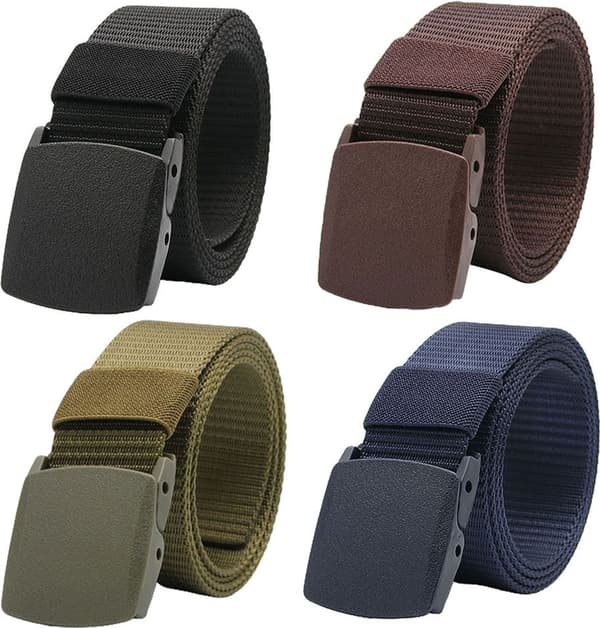 4 Nylon Bælter til Mænds Jeans