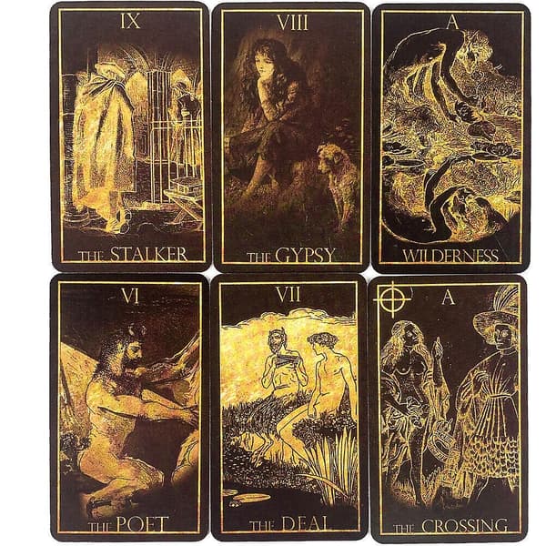 Tarot: Et sæt med 78 kort, engelsk version, spådom, okkult, orakel
