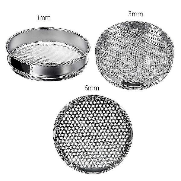 1 mm/3 mm/6 mm Maaperän Suodatusverkko Hieno Verkosto Suodatin Hiekka Strainertools Puutarhatyökalu 6mm