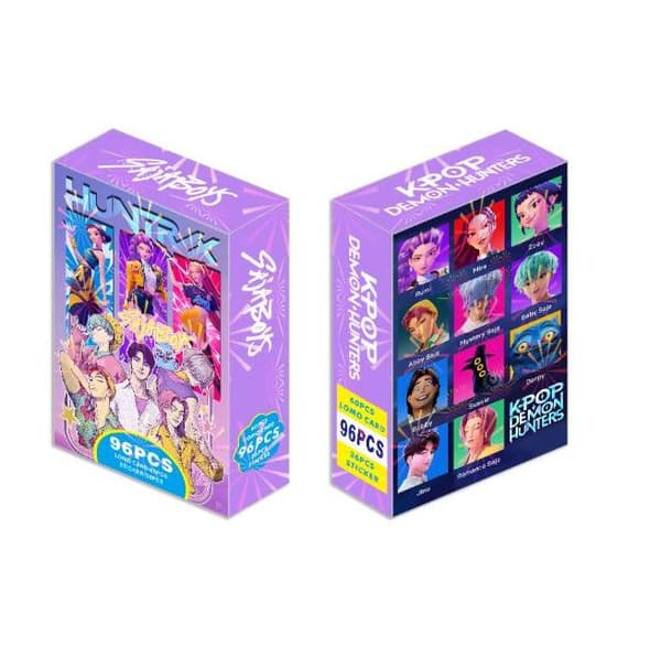 96 K-Pop Devil Hunter Anime Dobbeltsidet Lomo Kort