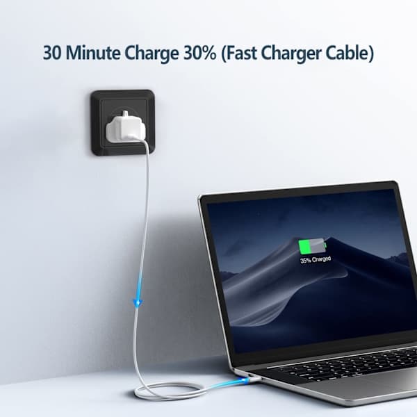 iPhone 15 Laddningskabel 20W, 2-pack 1M Apple USB C till USB C Snabbladdningskabel