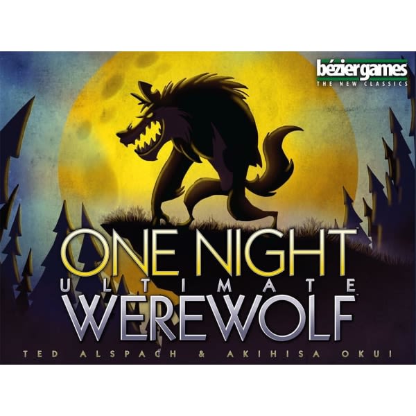 Bezier Brætspil One Night Werewolf Sort sort