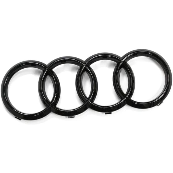 273 mm Audi 82A071801 Grillplade, Ringe Black Edition Emblem Sort